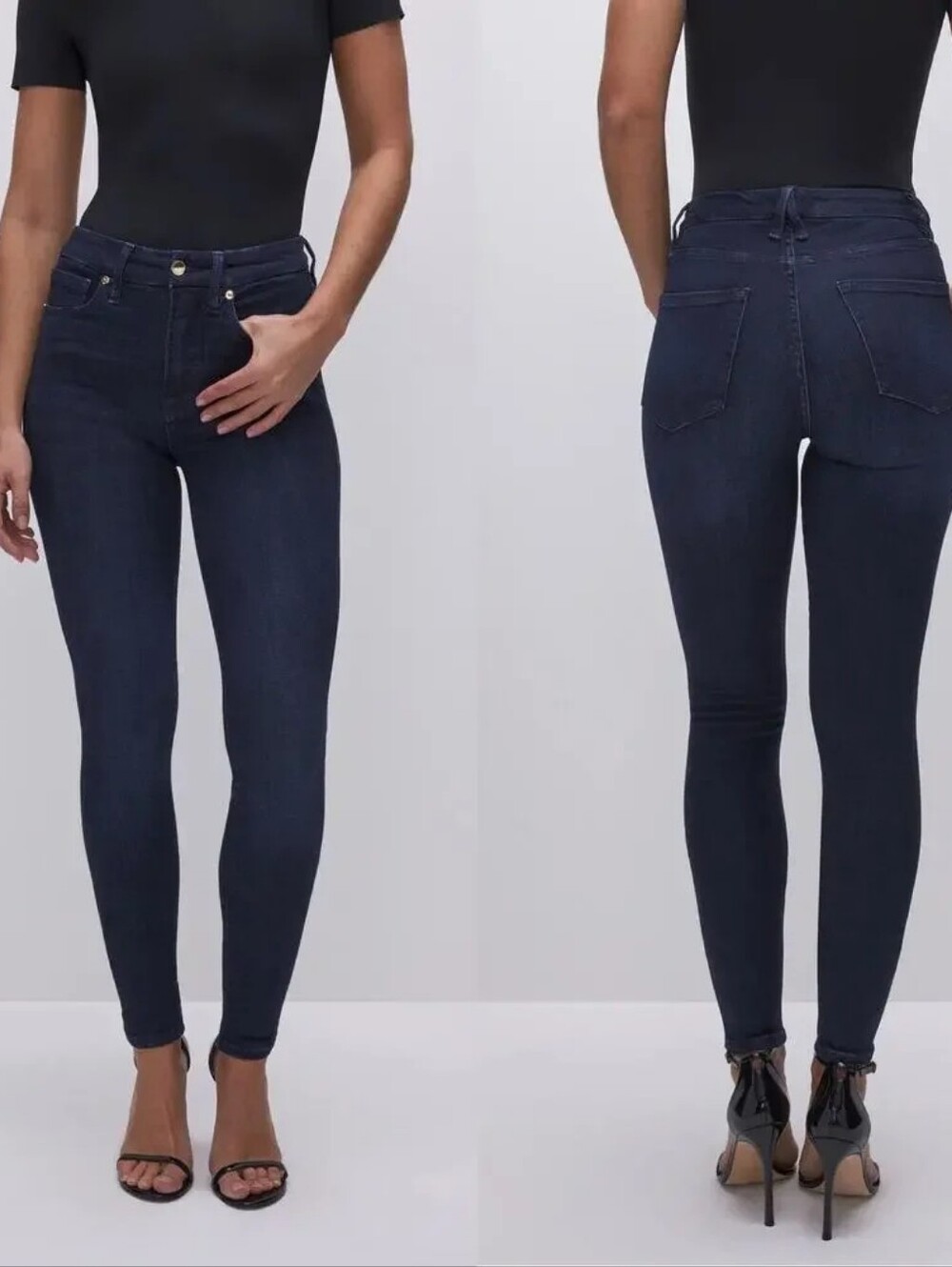 $159 Good American Good Legs Skinny Jeans Blue224 2 / 26